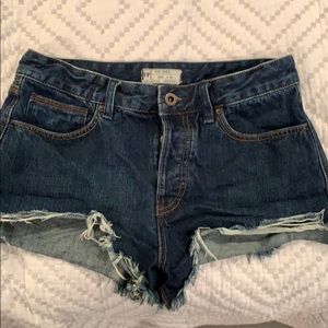 Free people denim shorts